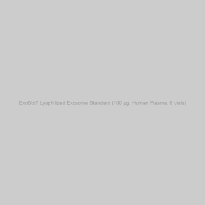 ExoStd? Lyophilized Exosome Standard (100 µg, Human Plasma, 6 vials)